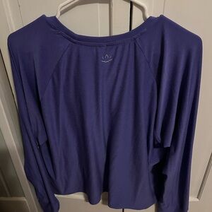 Beyond yoga Women's Blue Long Sleeve Top